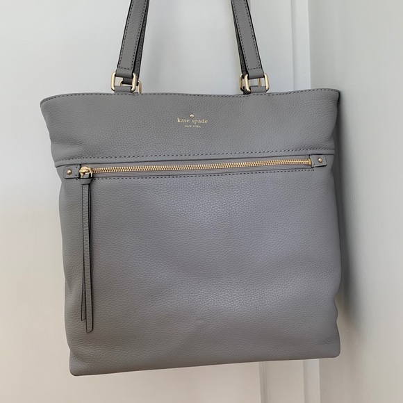 BRAND NEW Kate Spade Cobble Hill Tayler Grey Tote - Picture 2 of 13